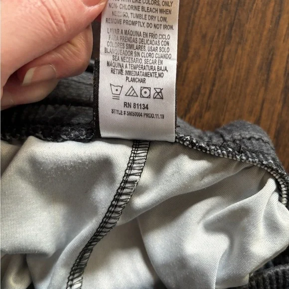 Spalding Shorts Gray Size Large Fitness - Picture 6 of 7